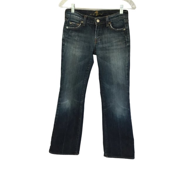 7 For All Mankind Denim - For All Mankind Women's Bootcut Jeans in Medium Wash Size 26
